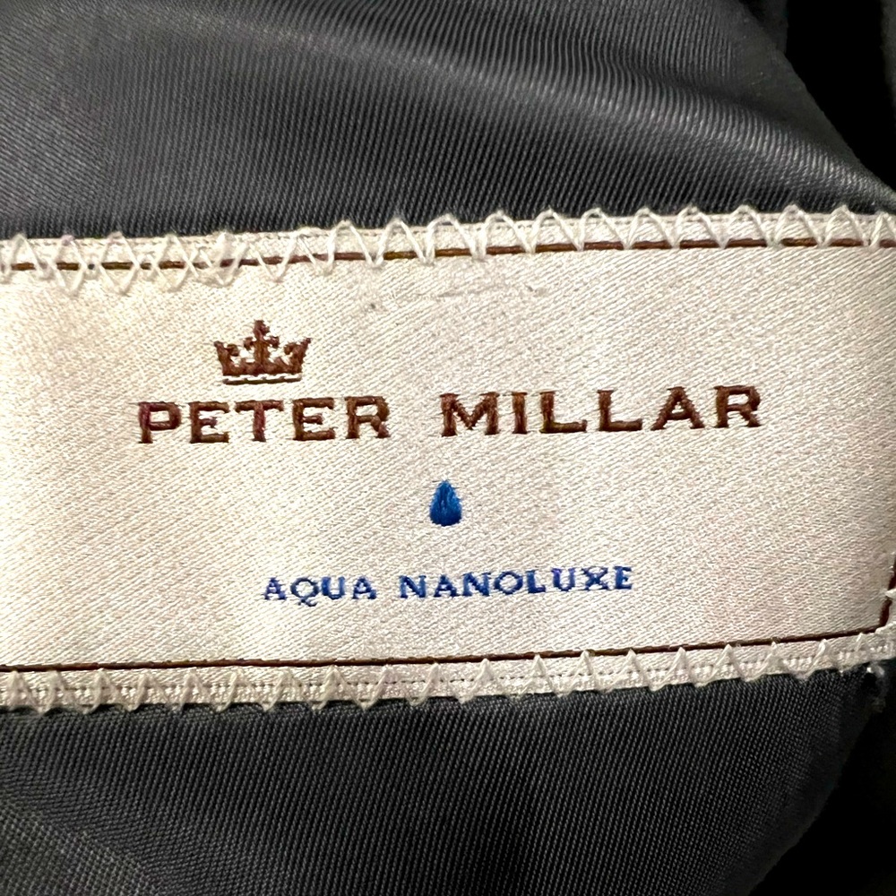 PETER MILLAR SPORT COAT BLAZER JACKET NAVY MEN 46R - Picture 9 of 10